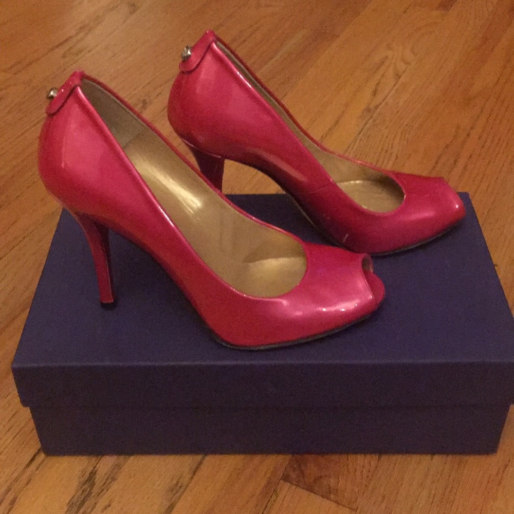 Stuart Weizmann Open Toe Pumps - image 2